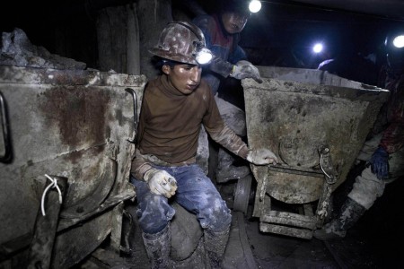 Bolivian children miners