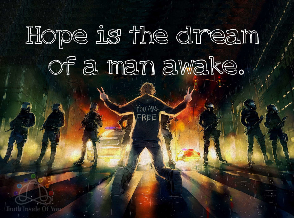 Hope is the dream of a man awake.