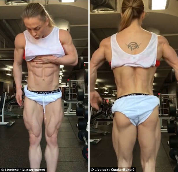 Female Bodybuilder with ZERO Per Cent' Body Fat