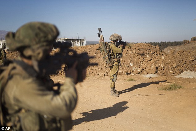 israeli troops in golan heights