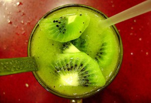 Kiwi Orange Coconut Flu Busting Smoothie