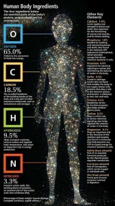 Star Ingredients in the Human Body - Are we made by Stars?