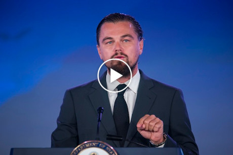 Leonardo DiCaprio, UN Messenger of Peace Focus On Climate Change.