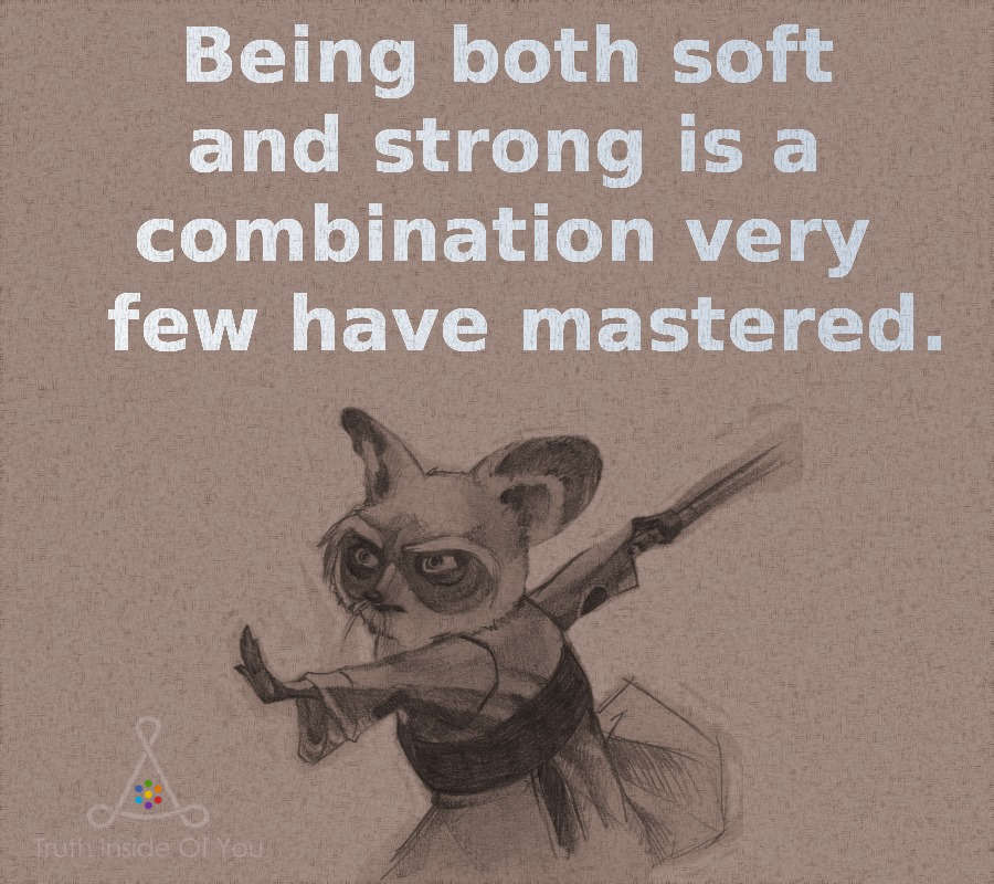Being both soft and strong is a combination very few have mastered.