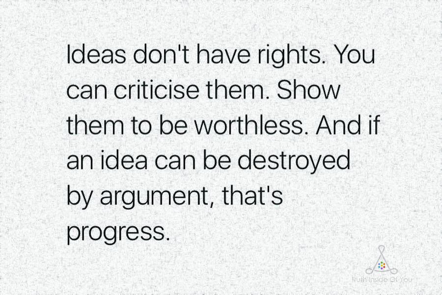 Ideas don't have rights.