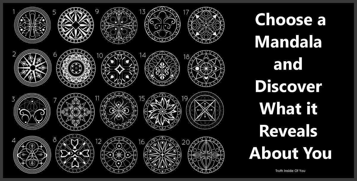 Choose a Mandala and Discover what it reveals about you.