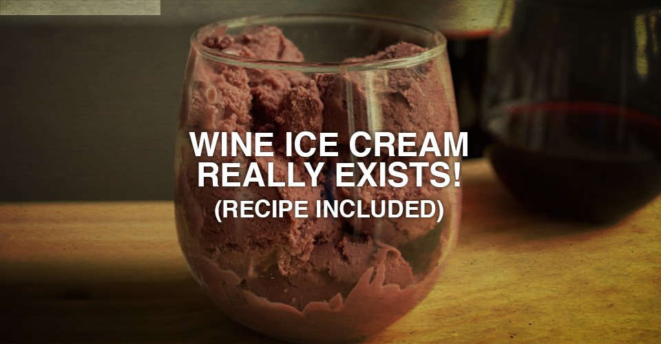 Wine Ice Cream Exists
