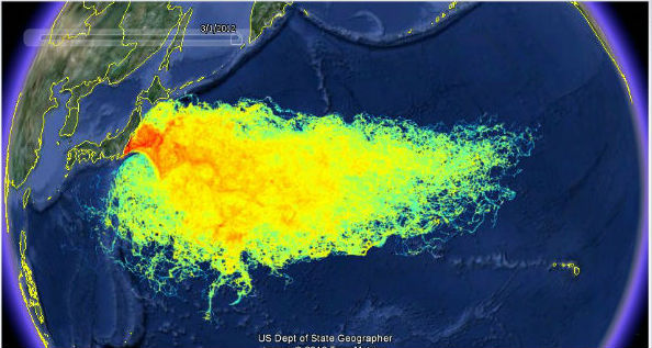 Officials: Fukushima Has Now Contaminated 1/3 Of The Worlds Oceans.