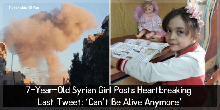 7-Year-Old Syrian Girl Posts Heartbreaking Last Tweet: ‘Can’t Be Alive Anymore’