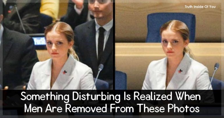 Something Disturbing Is Realized When Men Are Removed From These Photos