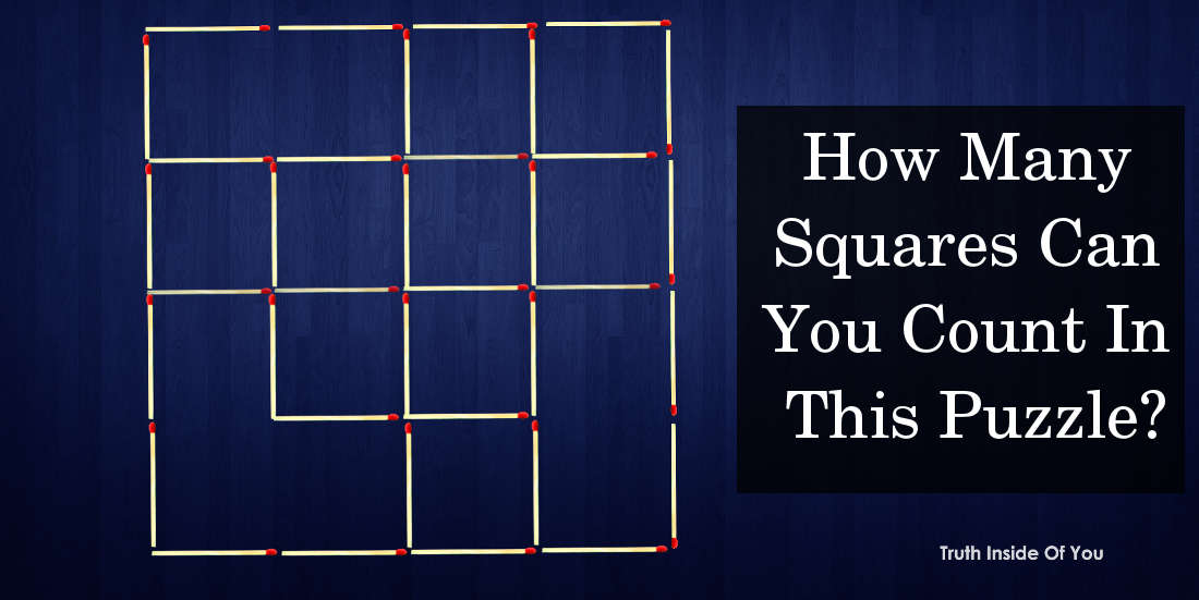 How many squares can you count in this puzzle?