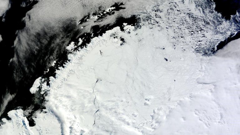 A Giant, Mysterious Hole Appeared in the Marine Glaciers of Antarctica.