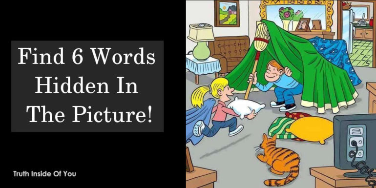 Find 6 Words Hidden In The Picture Share It When You Find It!!