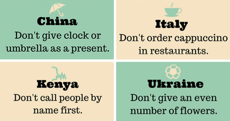 18 Things You Shouldn’t Do Abroad.
