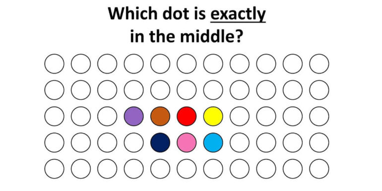 Only Smart Enough People Can Pass This Hit-The-Dot Test. Can You?