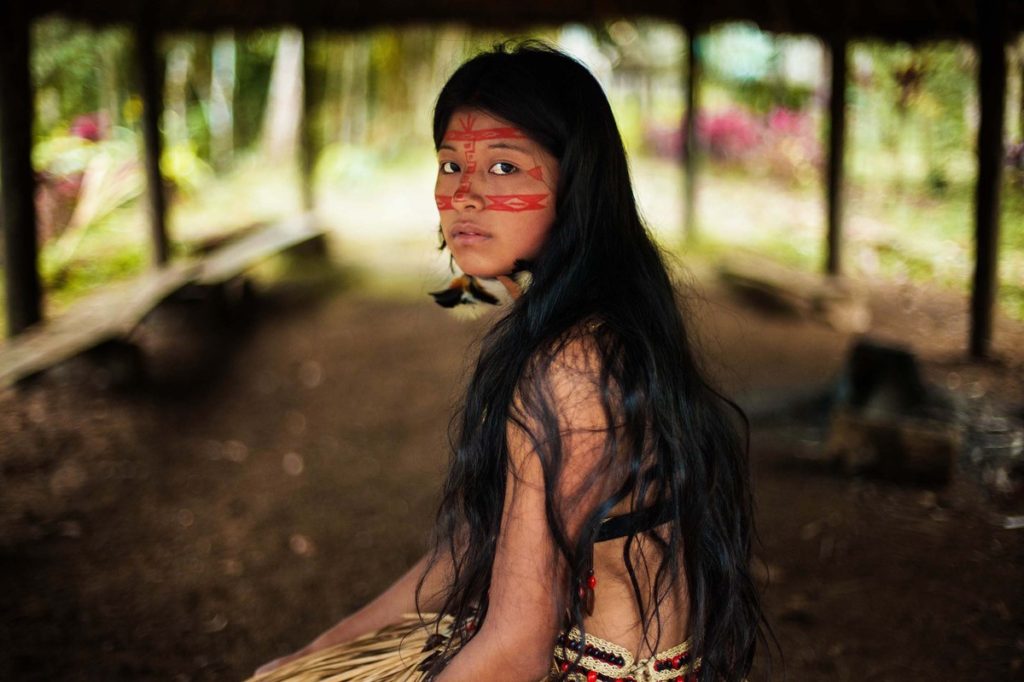 KichwaWwoman in Amazonian Rainforest