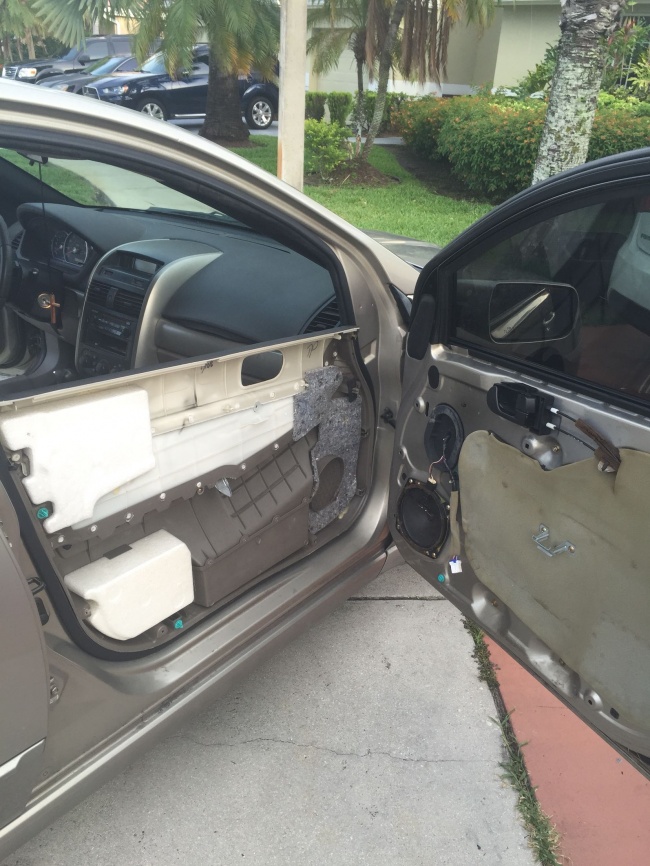 8. When one half of the car door wants to open and the other clearly disagrees.