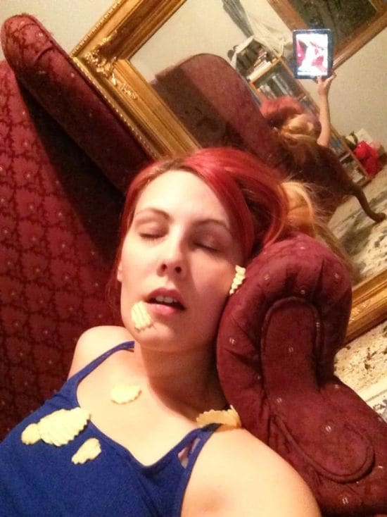18- Aww he loves to take weird snaps of me when I’m asleep