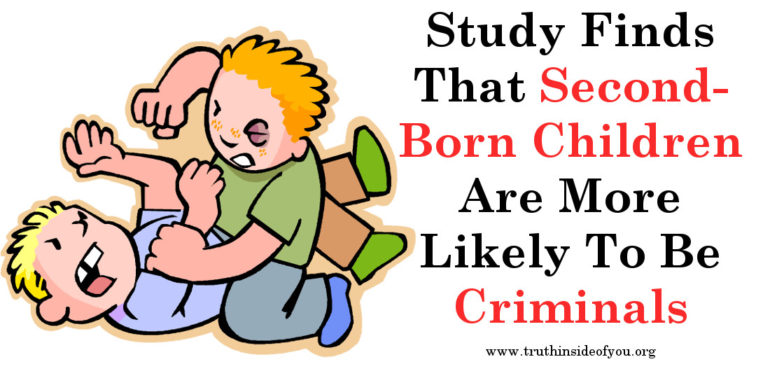 Study Finds That Second-Born Children Are More Likely To Be Criminals