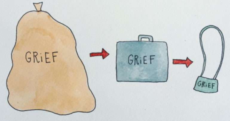 These Illustrations Totally Nail How Difficult The Grief Process Is