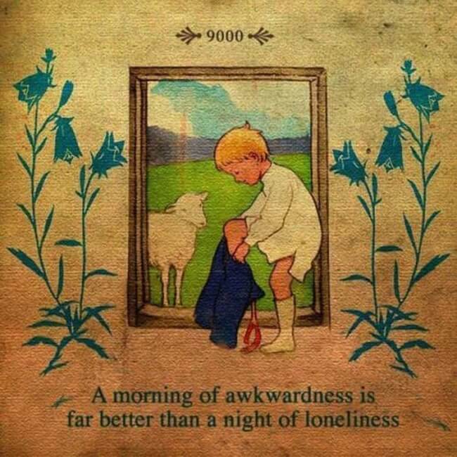 #1. I Would Prefer A Night Of Loneliness Then.
