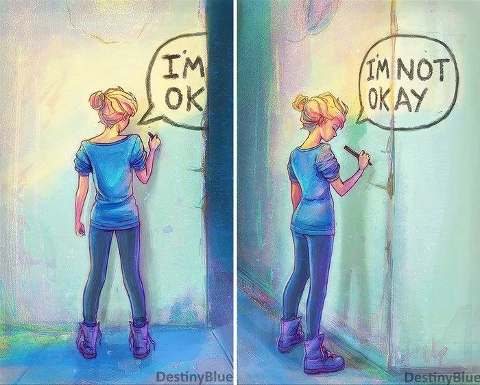 10+ Deep Illustrations By An Artist Who Understands The Reality Of Depression