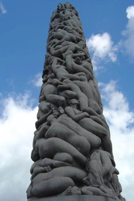 14. Vigeland Sculpture Park, Oslo Norway.