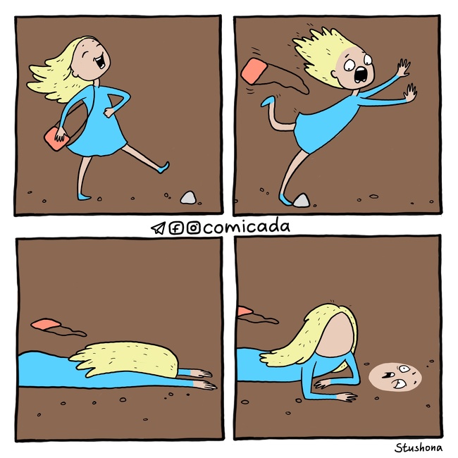 #5. Whatever you do, don’t fall flat on your face.