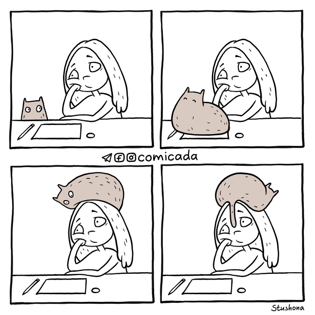 #9. You can always depend on your cat to lift your spirits.