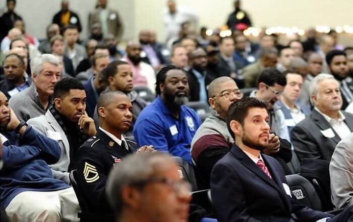 A Middle School Started A 'Breakfast With Dads' Program But Many Dads Couldn_t Make It And Several Students Didn't Have Father Figures.