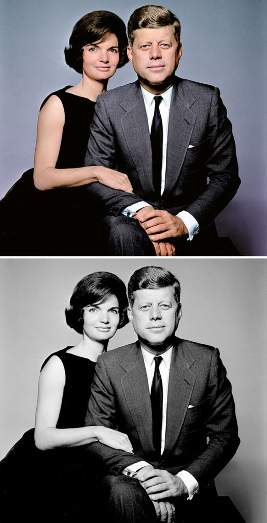 John And Jacqueline Kennedy