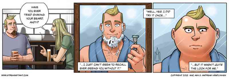 1. The relationship between men and their facial hair is unique indeed. And in most cases it is better than this relationship is not disturbed, at all