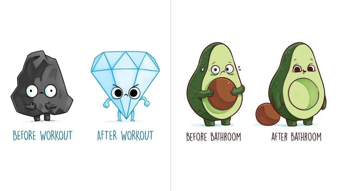 22 Hilarious Before & After Illustrations By Nacho Diaz, You Will Find Completely Relatable