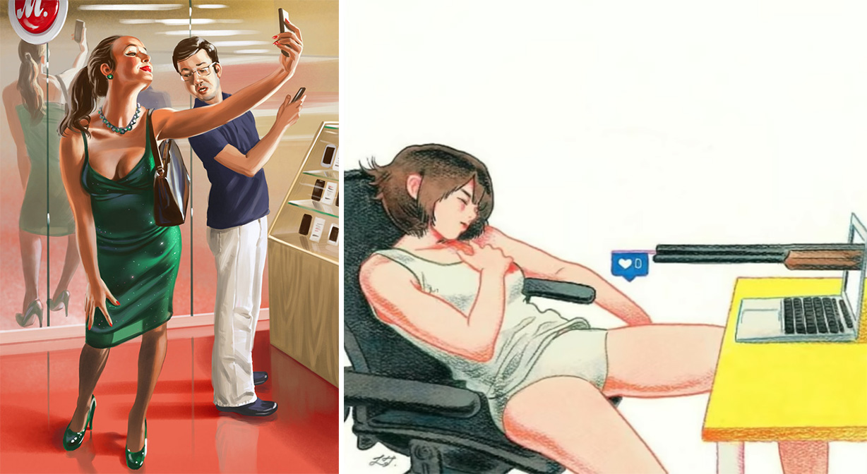 30+ Illustrations Capturing The Reality Of Our Modern Society