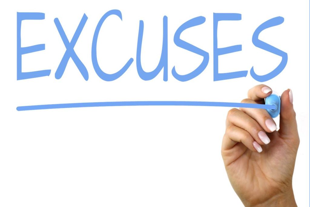 4. Excuses, and Some More