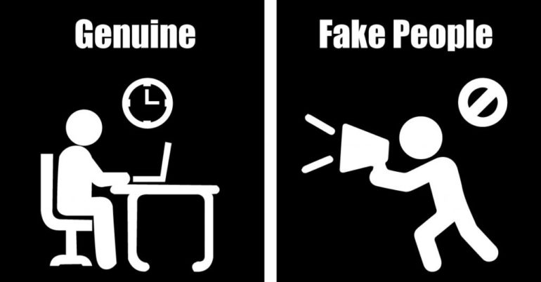 6 Differences Between Fake And Genuine People
