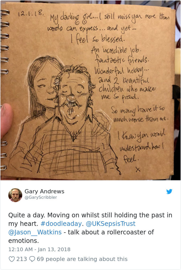 Disney Artist Illustrates Life With Two Children After His Wife Passes Away-30