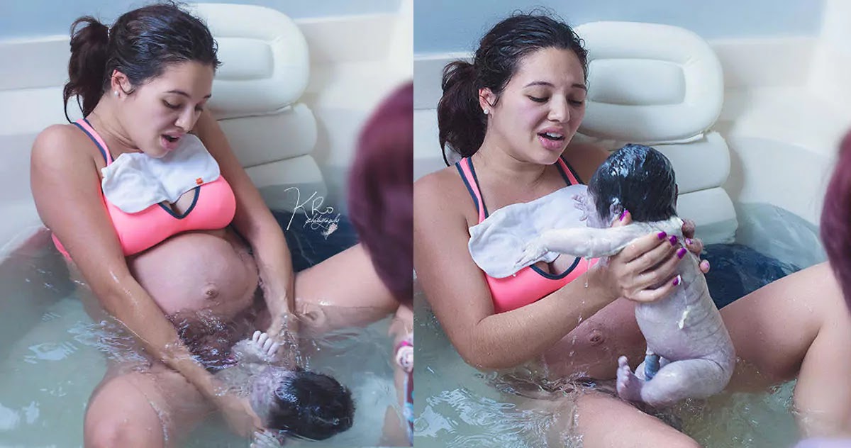 Stunning Pictures Of Water Birth Capture The Beautiful Moments Of Bringing A New Life To The World