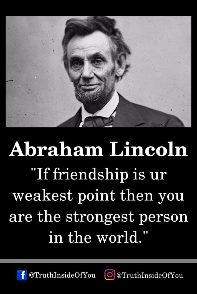 1. Abraham Lincoln