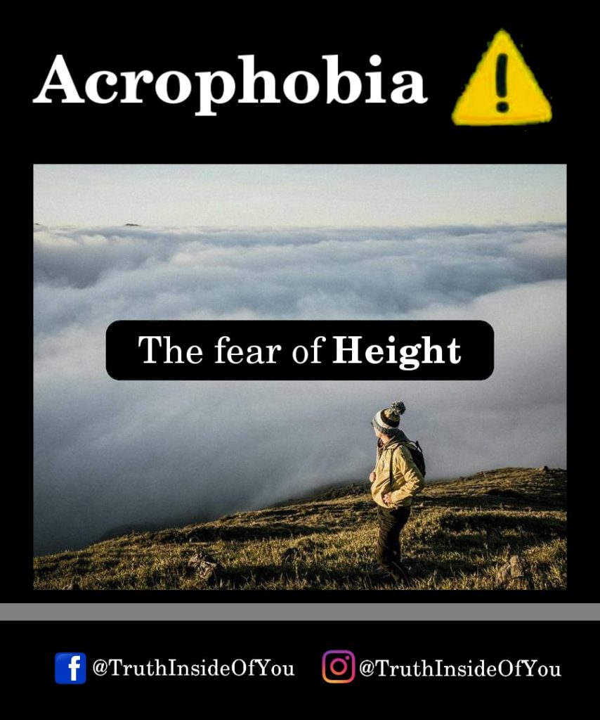 1. Acrophobia The fear of Height