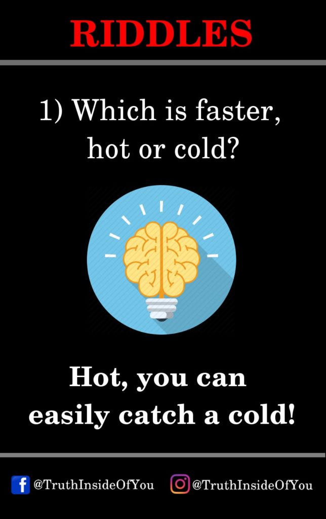 1. Which is faster, hot or cold