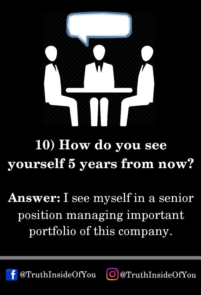 10. How do you see yourself 5 years from now_