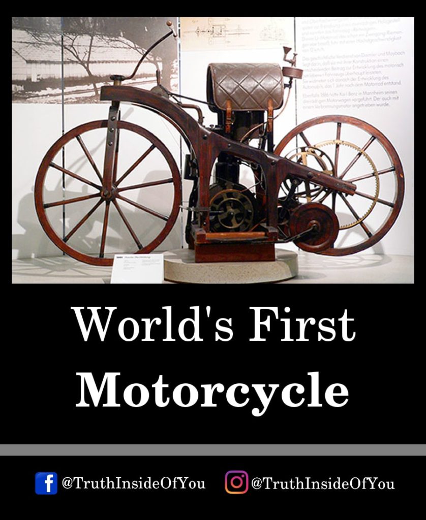 13. World's First Motorcycle