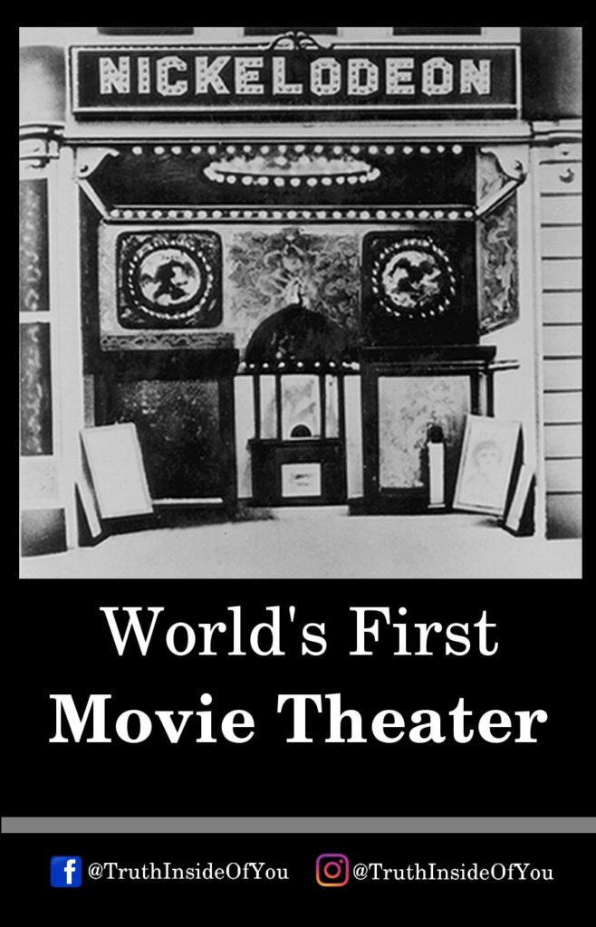 14. World's First Movie Theater