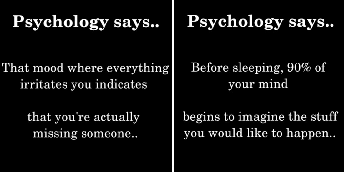 11 Interesting Psychological Facts