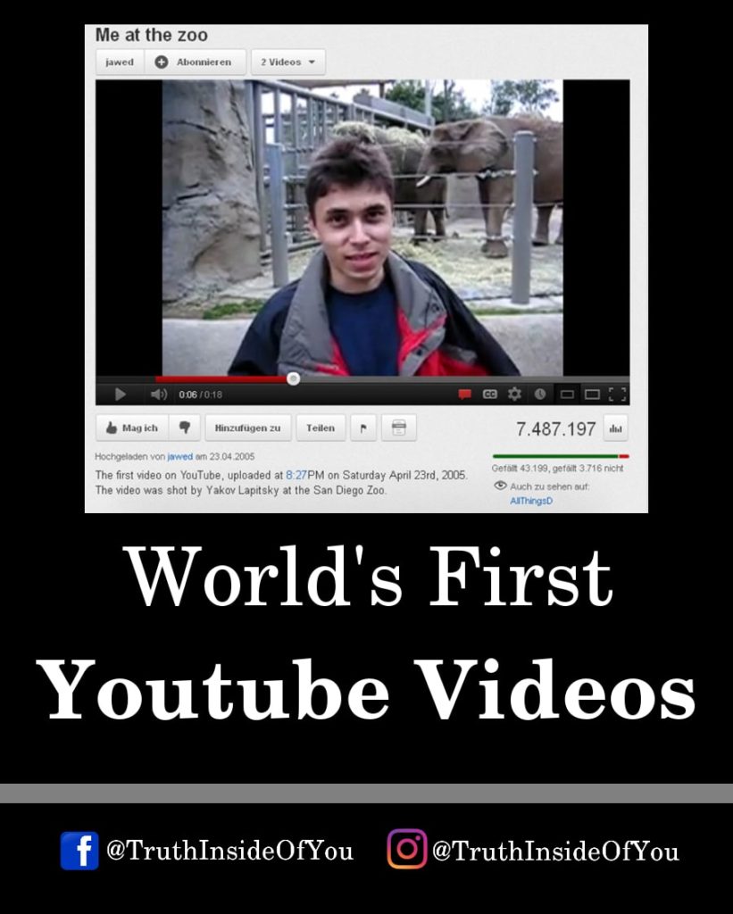 21. World's First Youtube Video