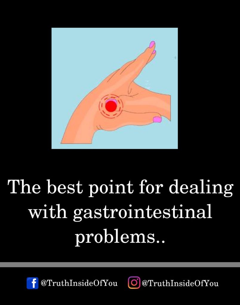 6. The best point for dealing with gastrointestinal problems.