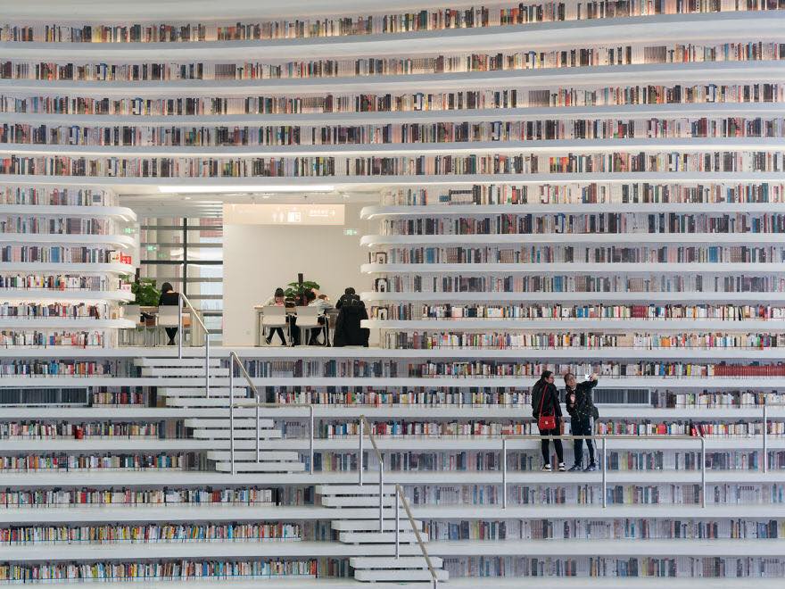 China Opens World’s Coolest Library With 1.2 Million Books, And Its Interior Will Take Your Breath Away 6