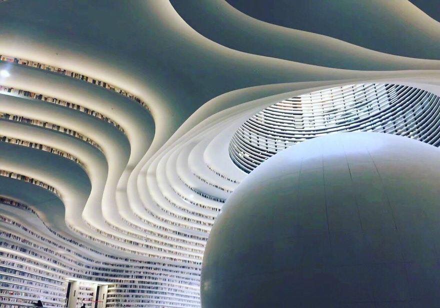 China Opens World’s Coolest Library With 1.2 Million Books, And Its Interior Will Take Your Breath Away 7
