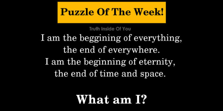 Puzzle Of The Week!